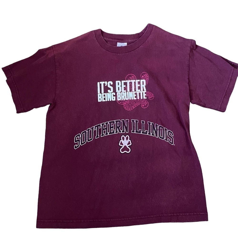 Southern Illinois University Collegiate Tee Shirt Size XL Youth